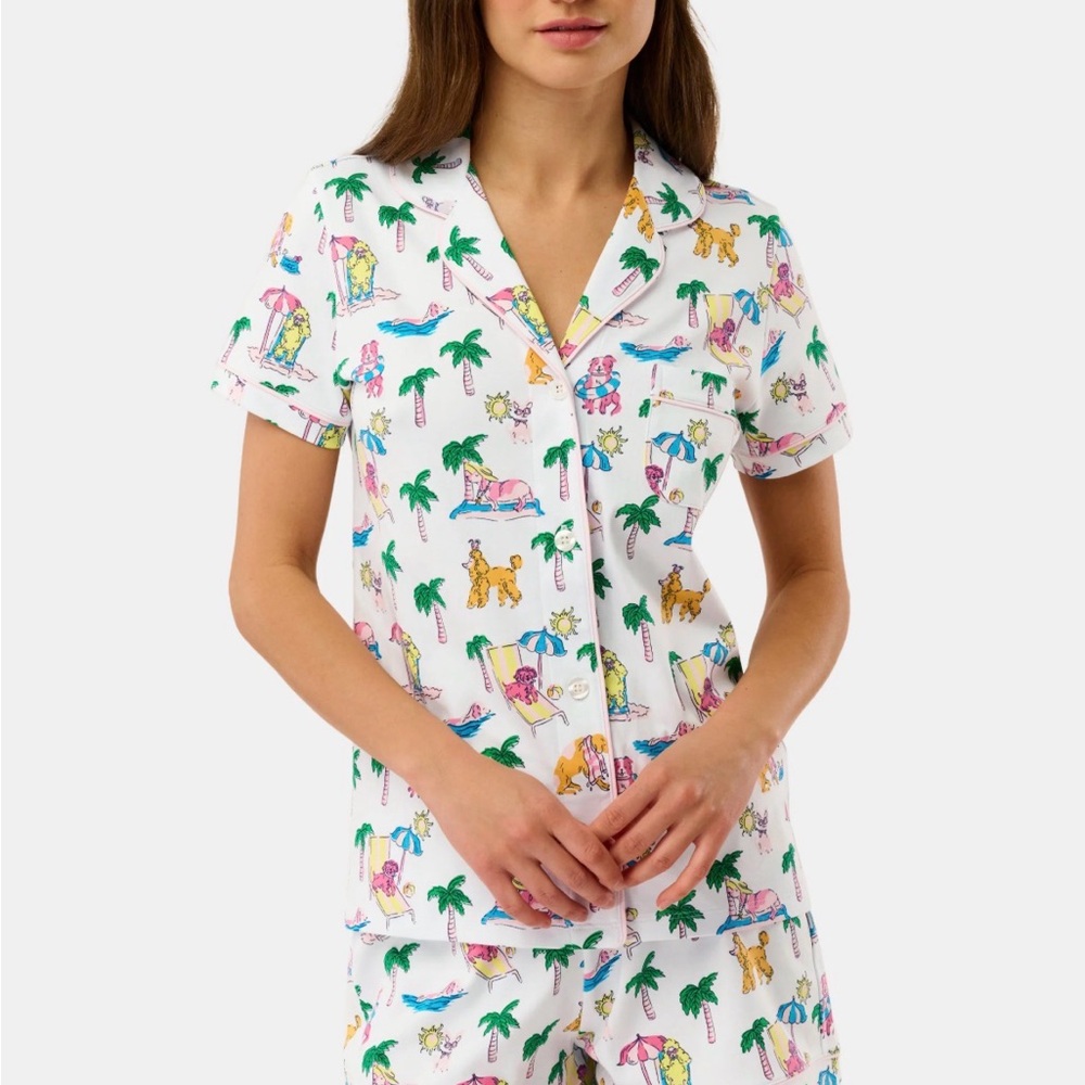 Roller Rabbit Poolside Pups Polo Pajamas